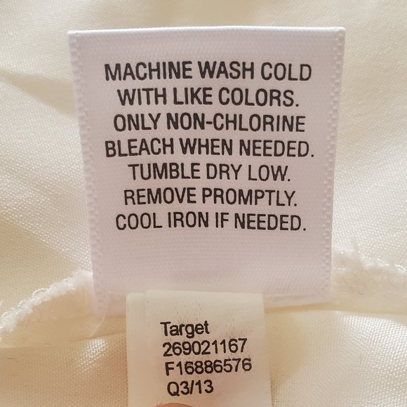 Converse Ruffle Front Ivory Blouse Women's Small Target - Picture 10 of 11